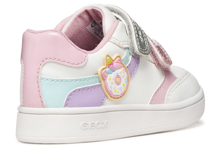 Geox B Eclyper Girl B655MB White/Light Lilac Girls First Shoes