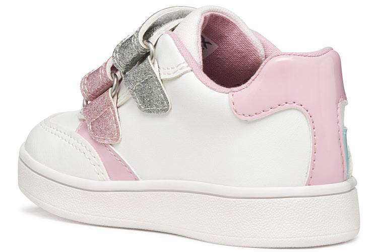 Geox B Eclyper Girl B655MB White/Light Lilac Girls First Shoes