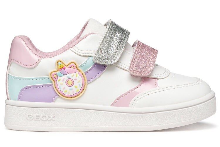 Geox B Eclyper Girl B655MB White/Light Lilac Girls First Shoes