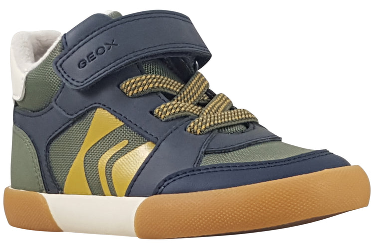 Geox B Gisli Boy B561NA Green/Navy Boys Boots