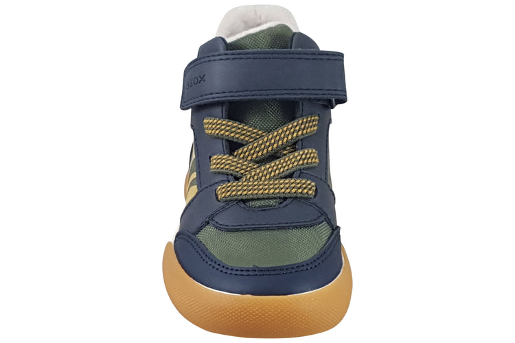 Geox B Gisli Boy B561NA Green/Navy Boys Boots