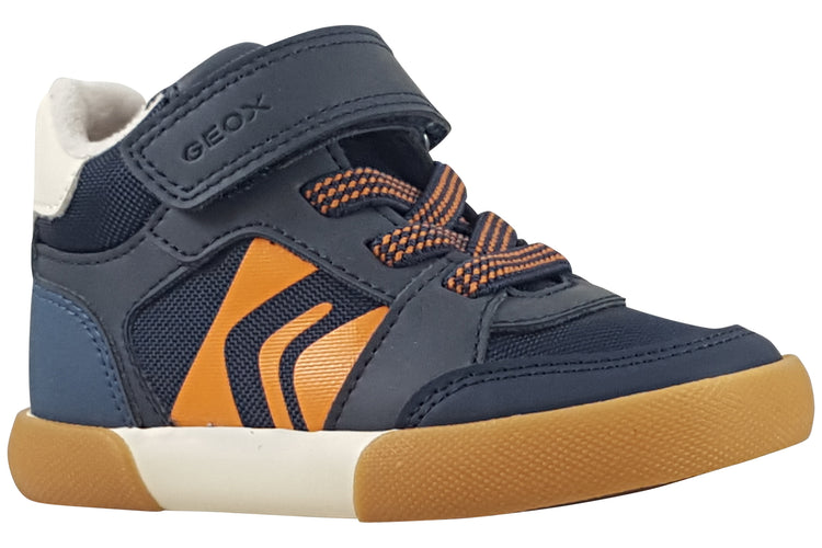 Geox B Gisli Boy B561NA Navy/Orange Boys Boots