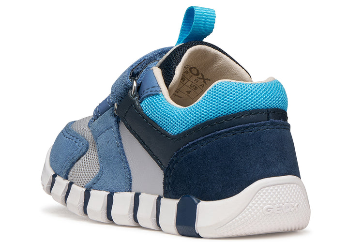 Geox B Iupidoo Boy B3555D Dark Sky/Grey Boys First Shoes