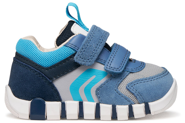 Geox B Iupidoo Boy B3555D Dark Sky/Grey Boys First Shoes