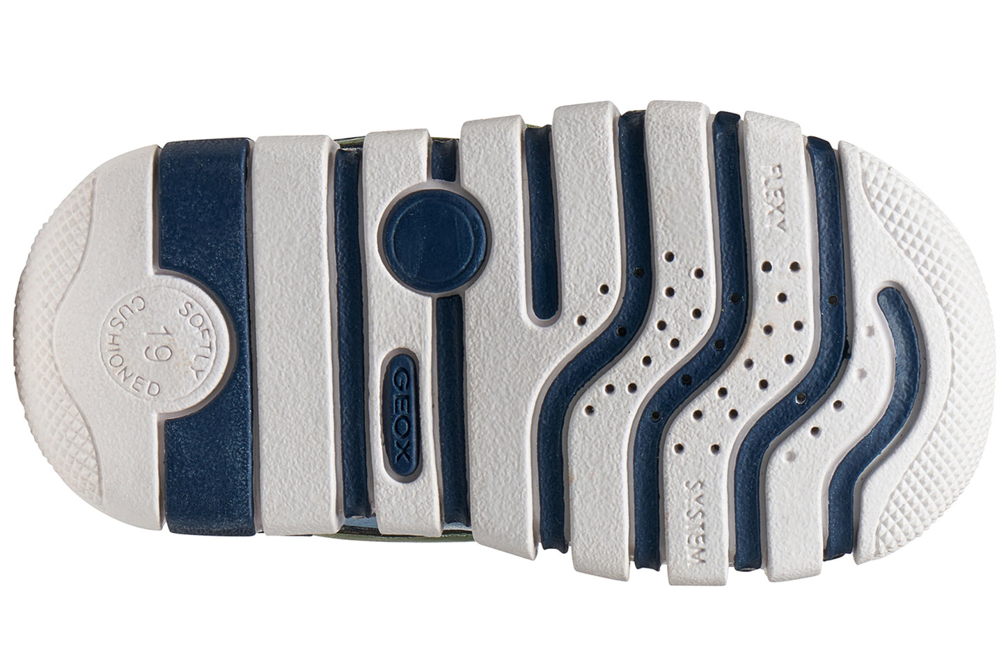 Geox B Iupidoo Boy B3555D Olive/Navy Boys First Shoes