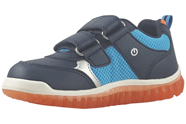 Geox B Lighty Loo Boy B565ZA Navy/Orange Boys Sports