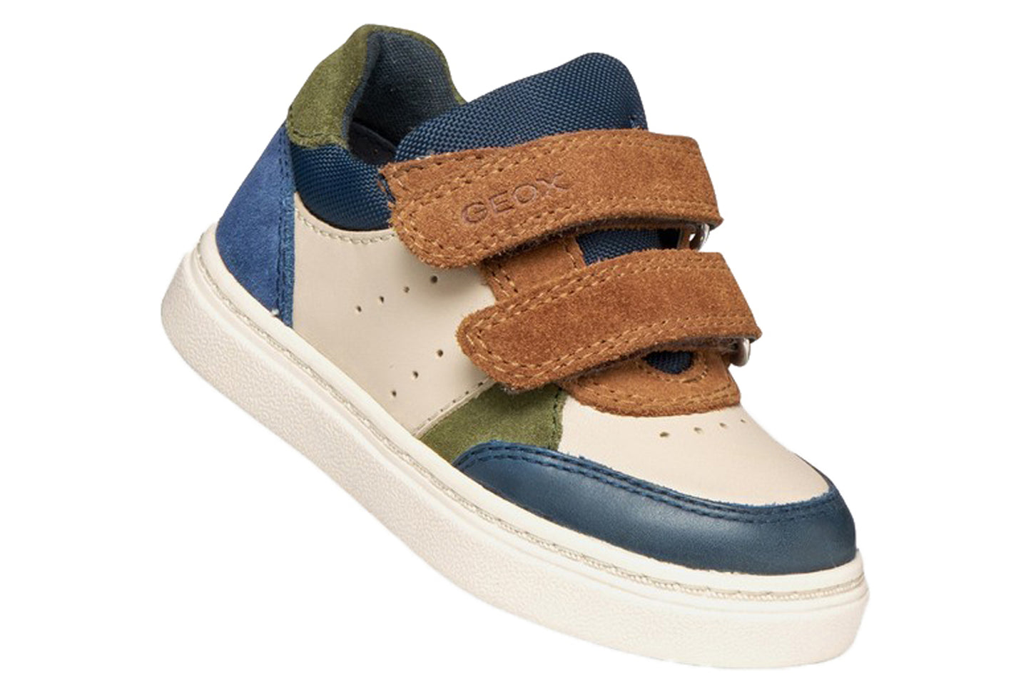 Geox B Nashik Boy B465NC Beige/Navy Boys First Shoes