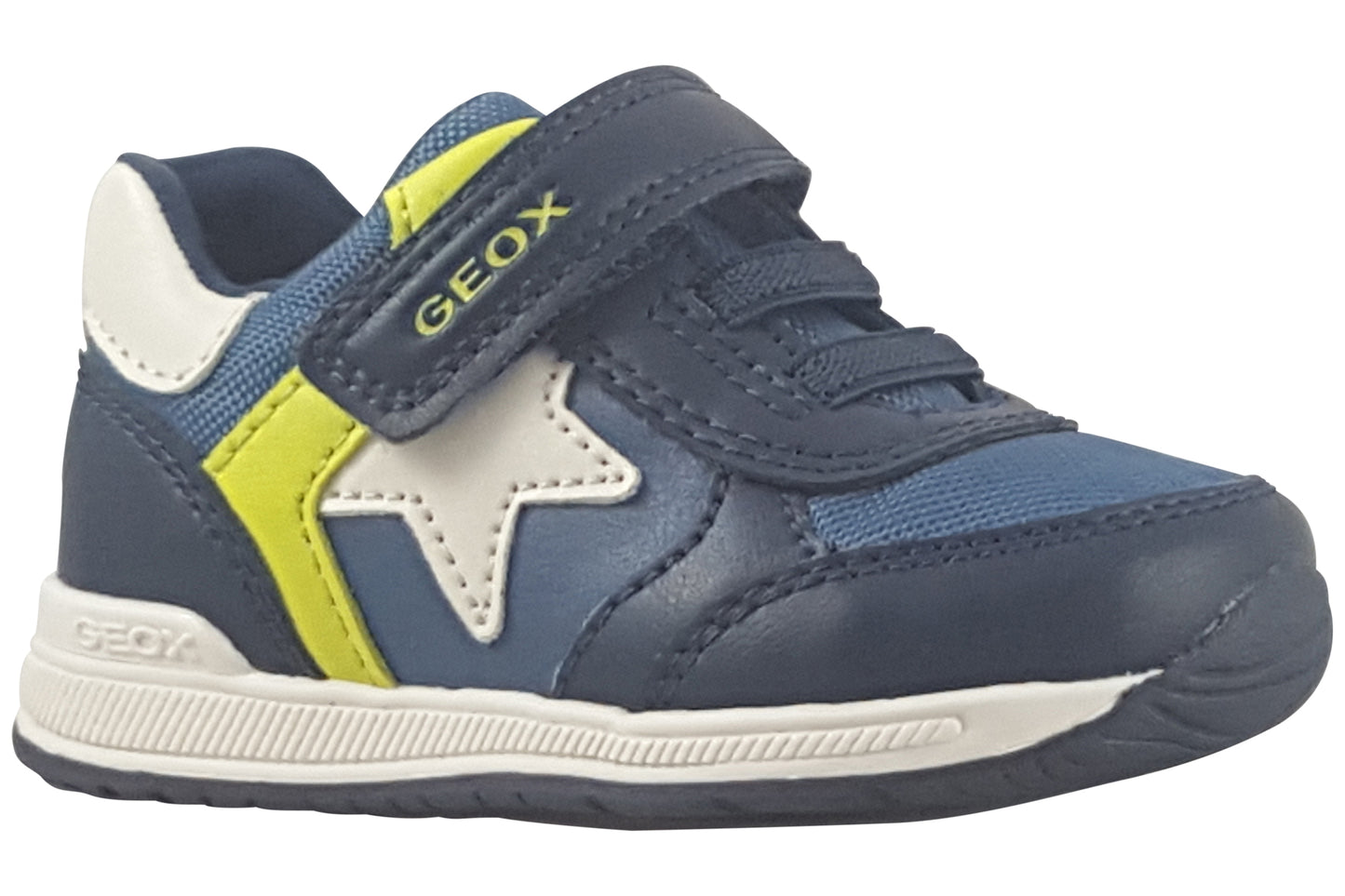 geox b rishon boy b560ra navy green right