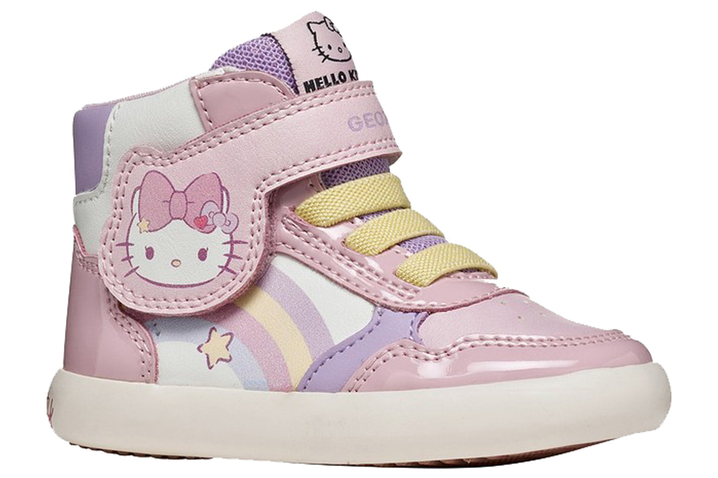 Geox B Gisli Girl BT B661MC White/Pink Girls Boots
