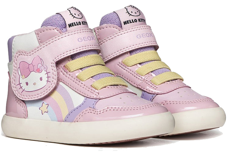 Geox B Gisli Girl BT B661MC White/Pink Girls Boots
