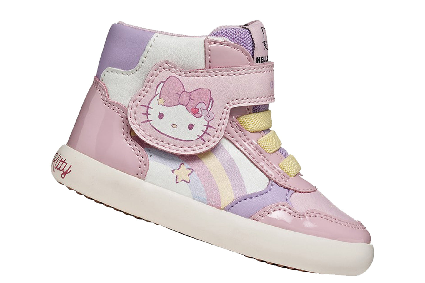 Geox B Gisli Girl BT B661MC White/Pink Girls Boots