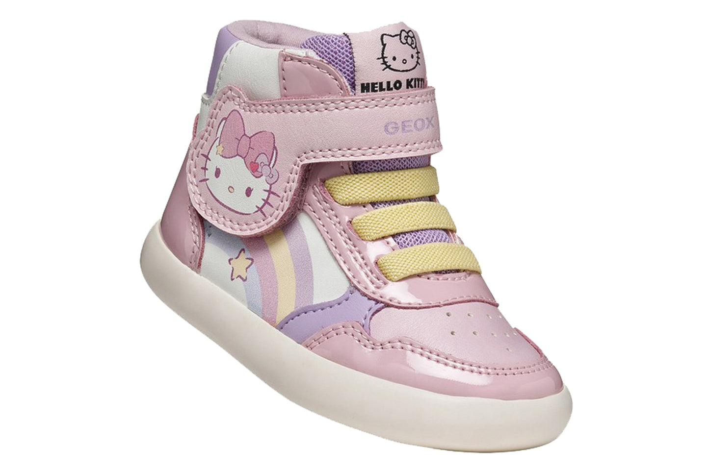 Geox B Gisli Girl BT B661MC White/Pink Girls Boots