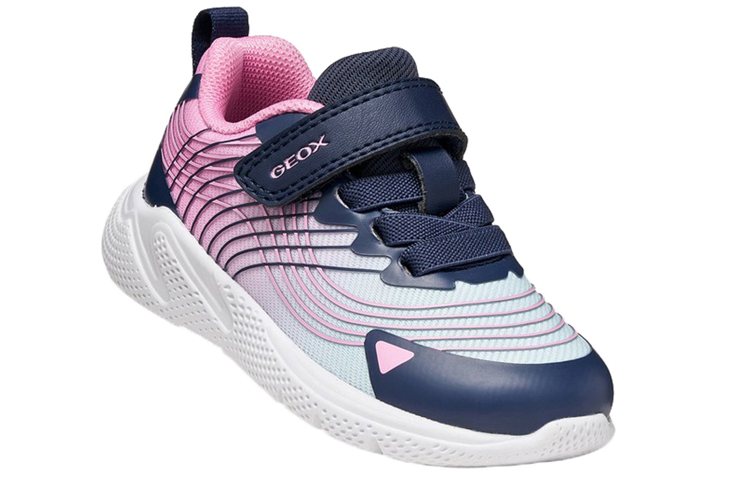 Geox B Sprintye Girl B664TA Aqua/Pink Girls Sports
