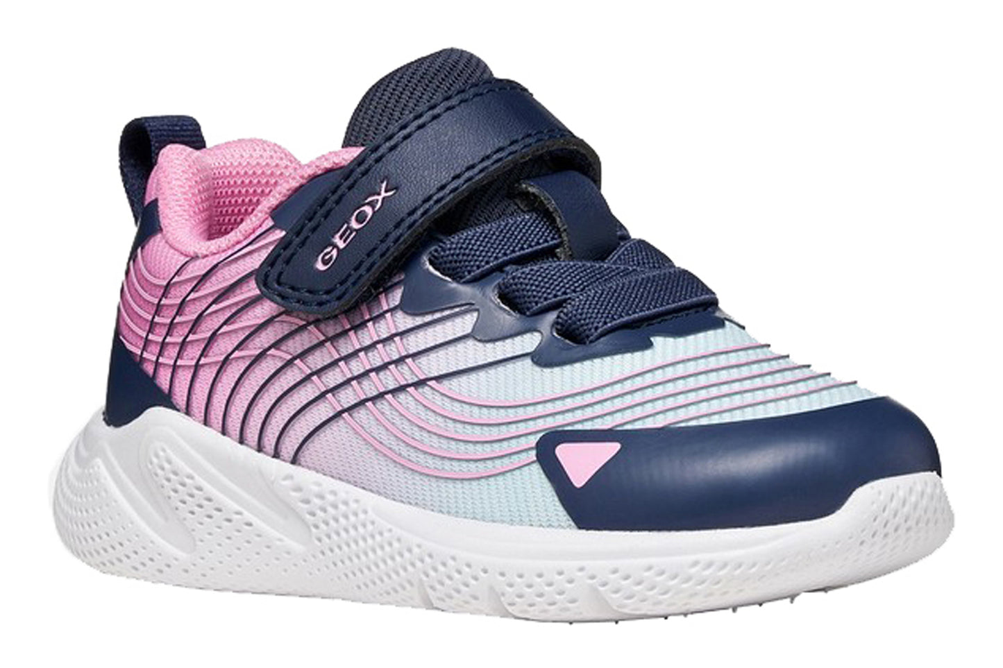 Geox B Sprintye Girl B664TA Aqua/Pink Girls Sports