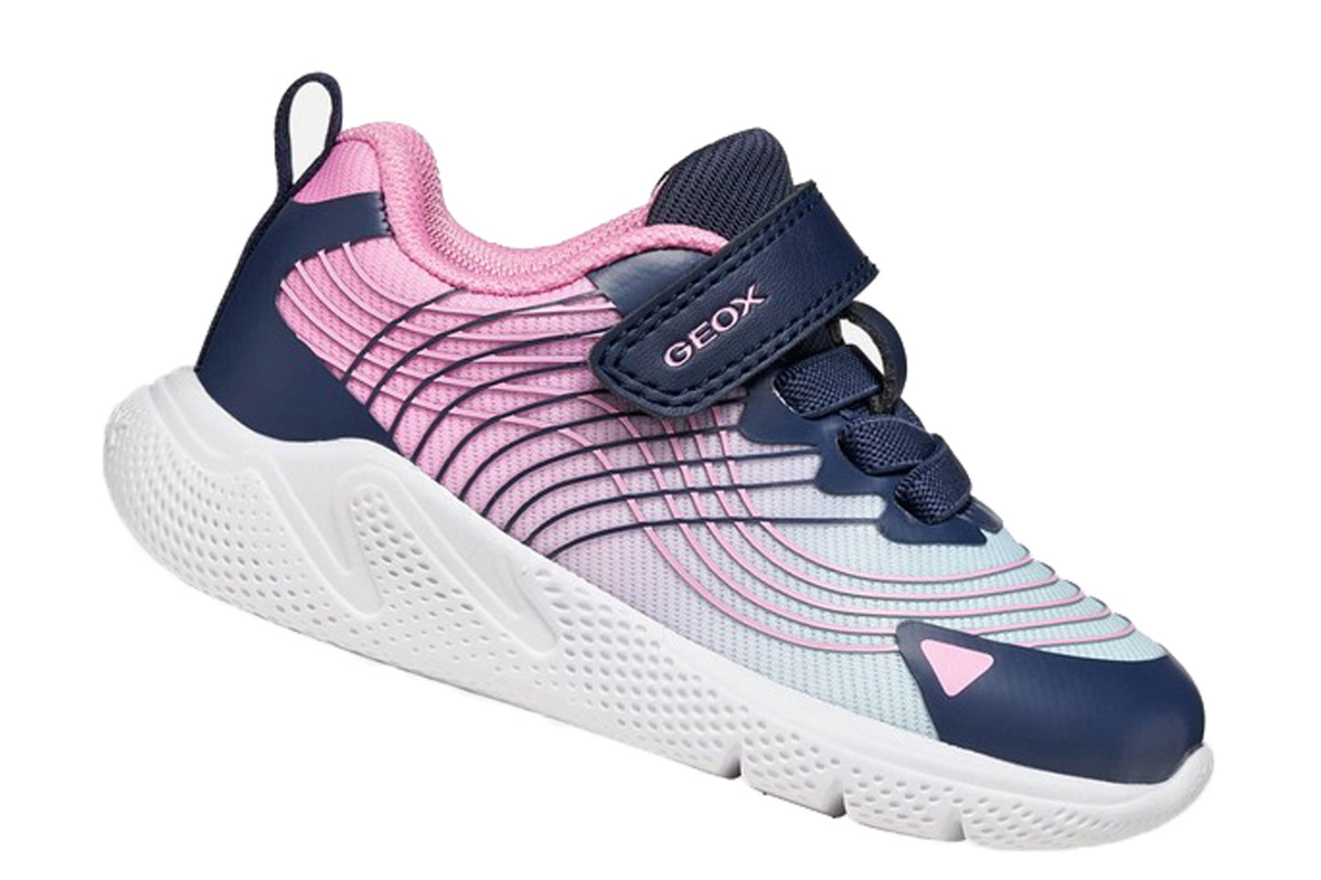 Geox B Sprintye Girl B664TA Aqua/Pink Girls Sports