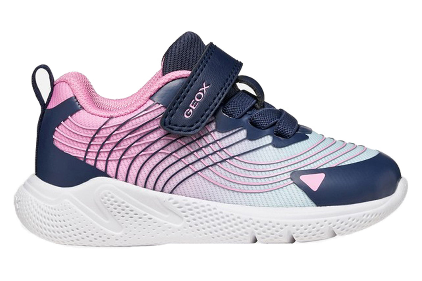 Geox B Sprintye Girl B664TA Aqua/Pink Girls Sports