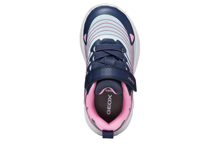 Geox B Sprintye Girl B664TA Aqua/Pink Girls Sports