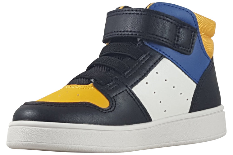 Geox Eclyper Boy BT B465LA Black/Yellow Boys Boots