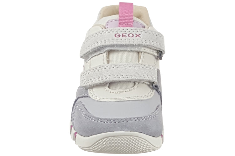 Geox Iupidoo Girl B3558C Grey/Fuchsia Girls First Shoes
