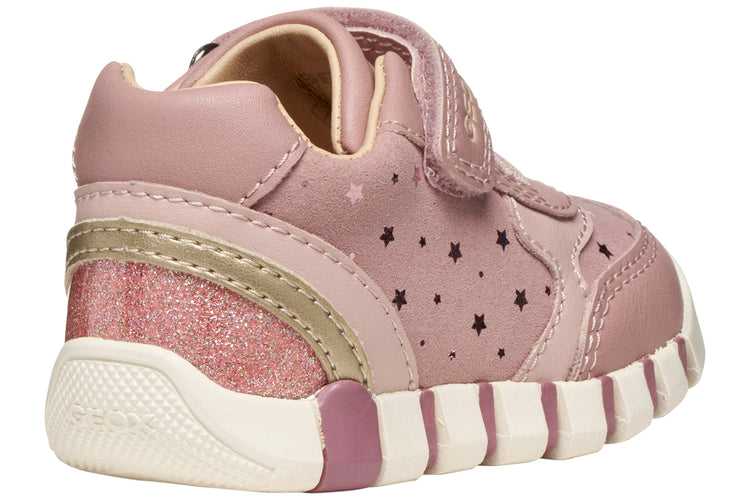 Geox B Iupidoo Girl B5658B Girls First Shoes Antique Rose