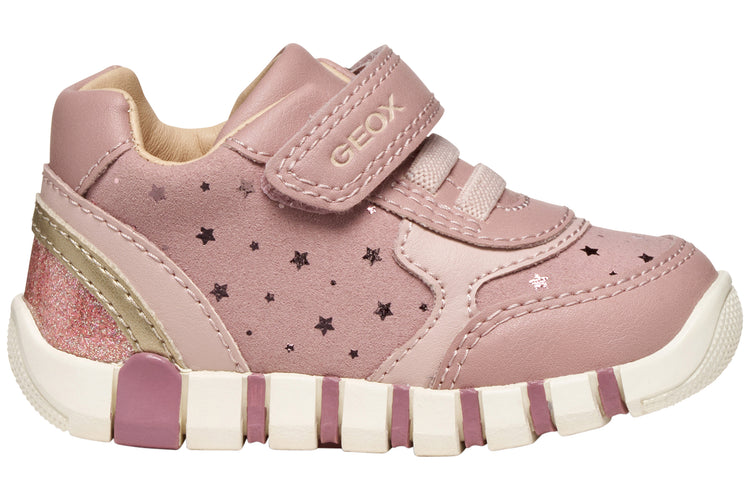 Geox B Iupidoo Girl B5658B Girls First Shoes Antique Rose