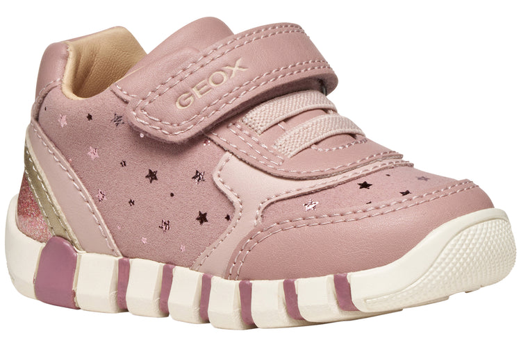 Geox B Iupidoo Girl B5658B Girls First Shoes Antique Rose
