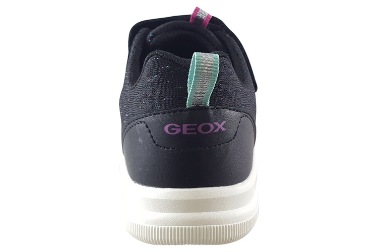 Geox J Aril GB J16DLB Black/Multi Girls Sports