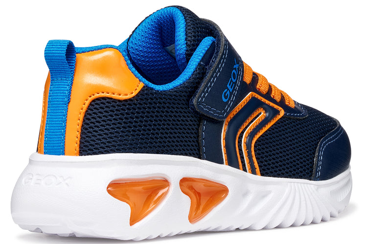Geox J Assister Boy J45DZC Navy/Orange Boys Sports