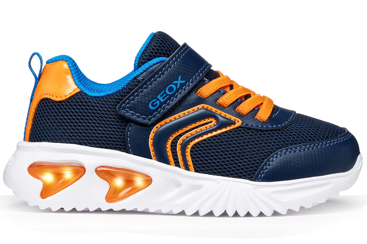 Geox J Assister Boy J45DZC Navy/Orange Boys Sports