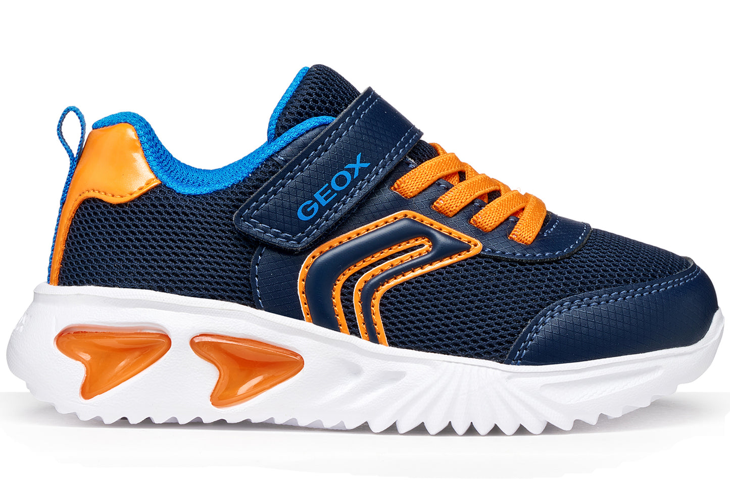 Geox J Assister Boy J45DZC Navy/Orange Boys Sports