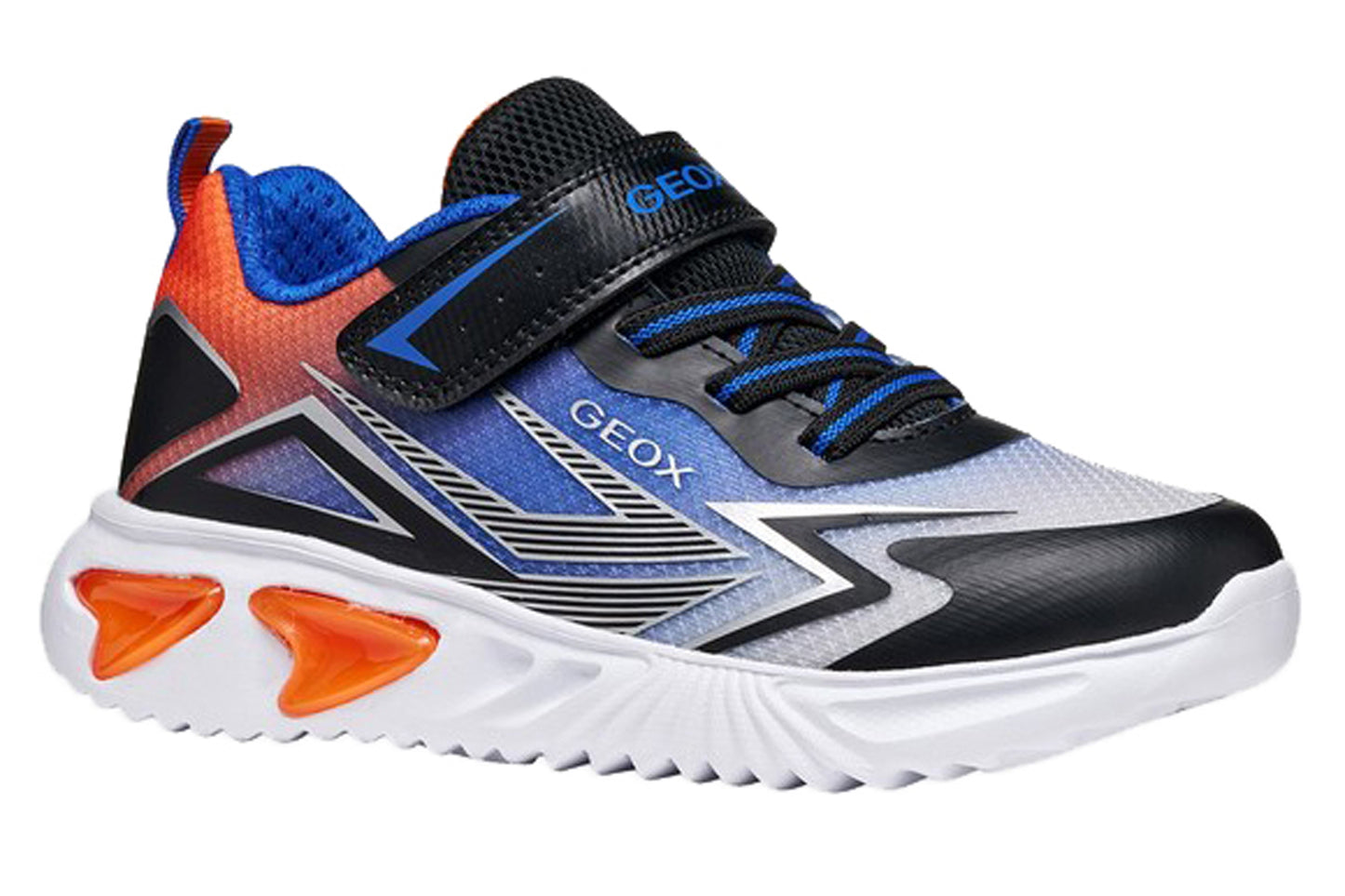 Geox J Assister Boy J66DZB Black/Orange Boys Sports