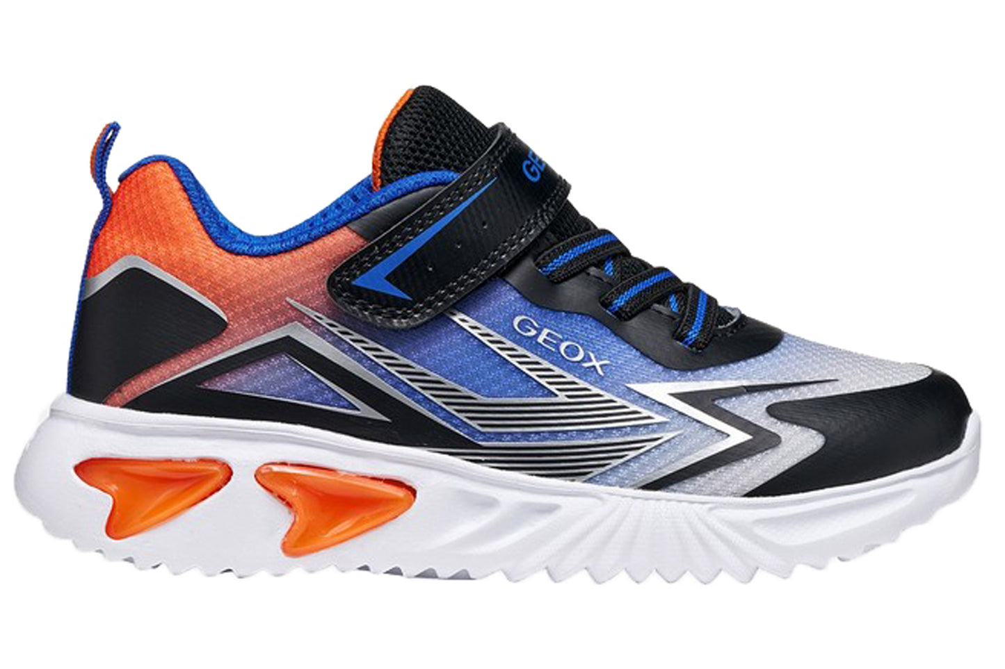 Geox J Assister Boy J66DZB Black/Orange Boys Sports