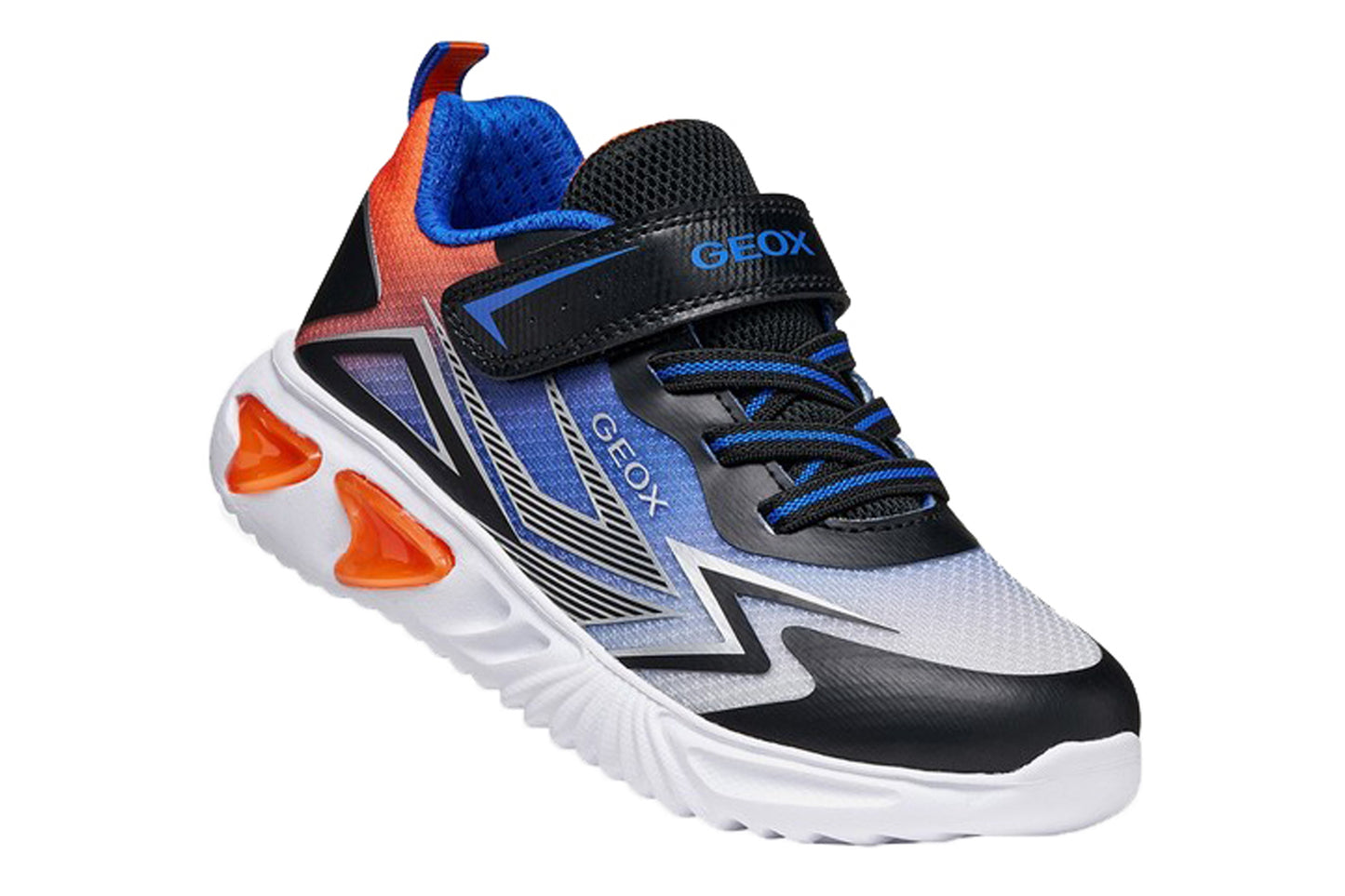 Geox J Assister Boy J66DZB Black/Orange Boys Sports