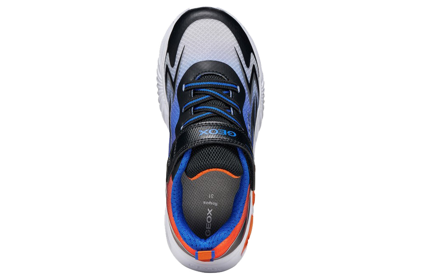 Geox J Assister Boy J66DZB Black/Orange Boys Sports