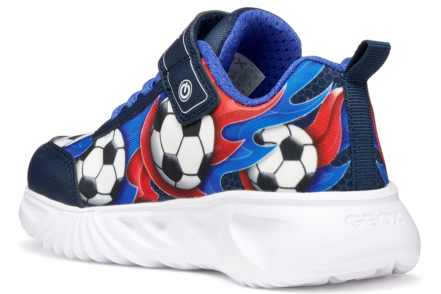 Geox J Assister F'Ball J45DZB Navy/Royal Boys Sports
