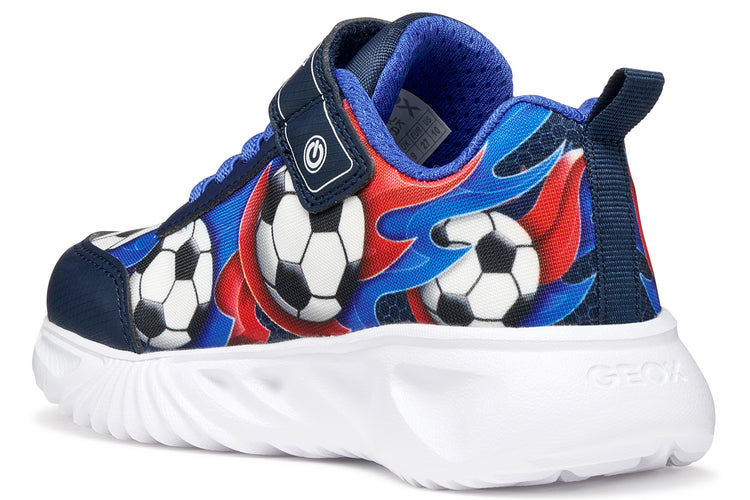 Geox J Assister F'Ball J45DZB Navy/Royal Boys Sports