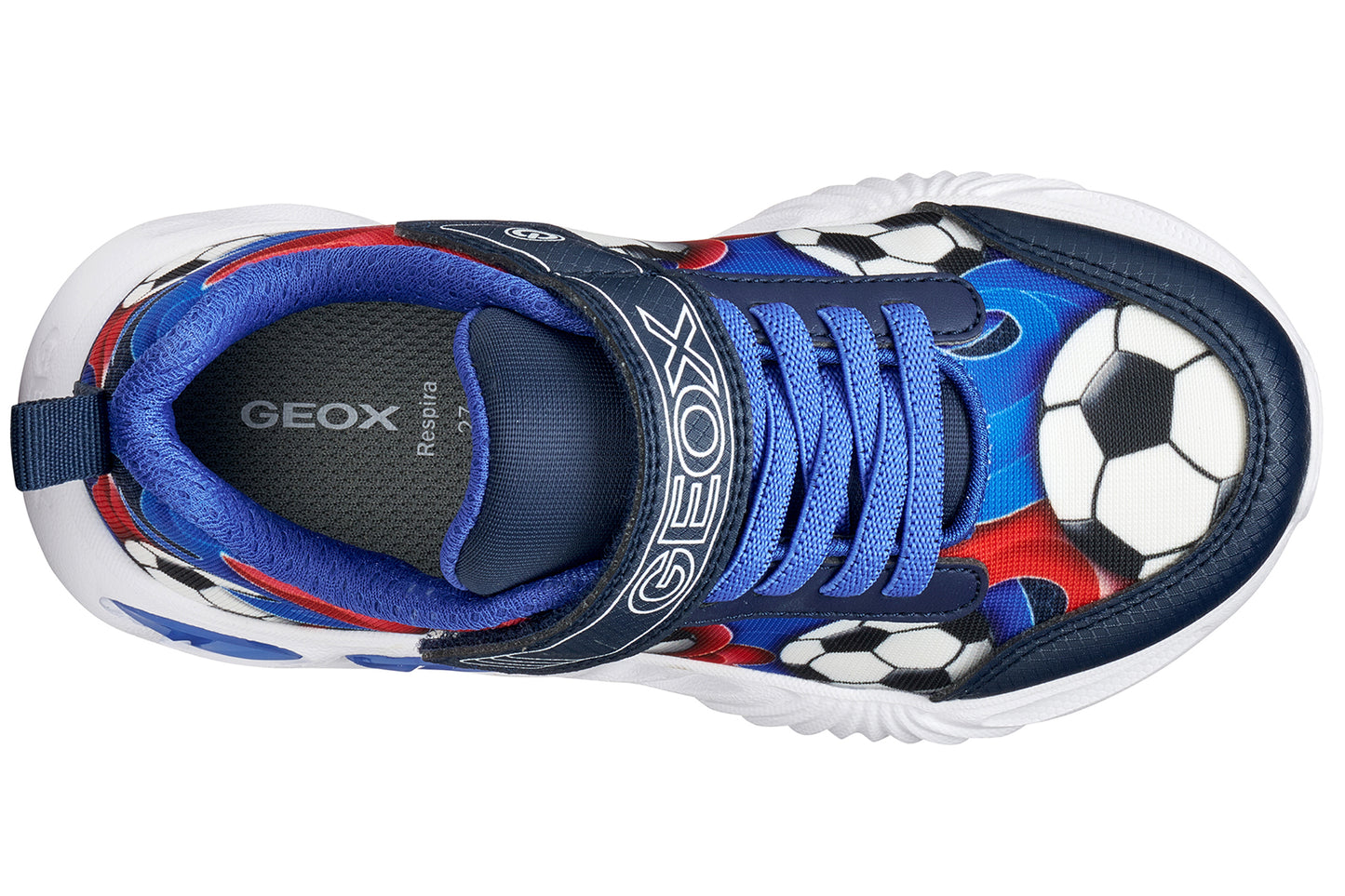 Geox J Assister F'Ball J45DZB Navy/Royal Boys Sports