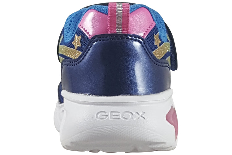 Geox J Assister Girl J56E9B Navy Multi Girls Sports