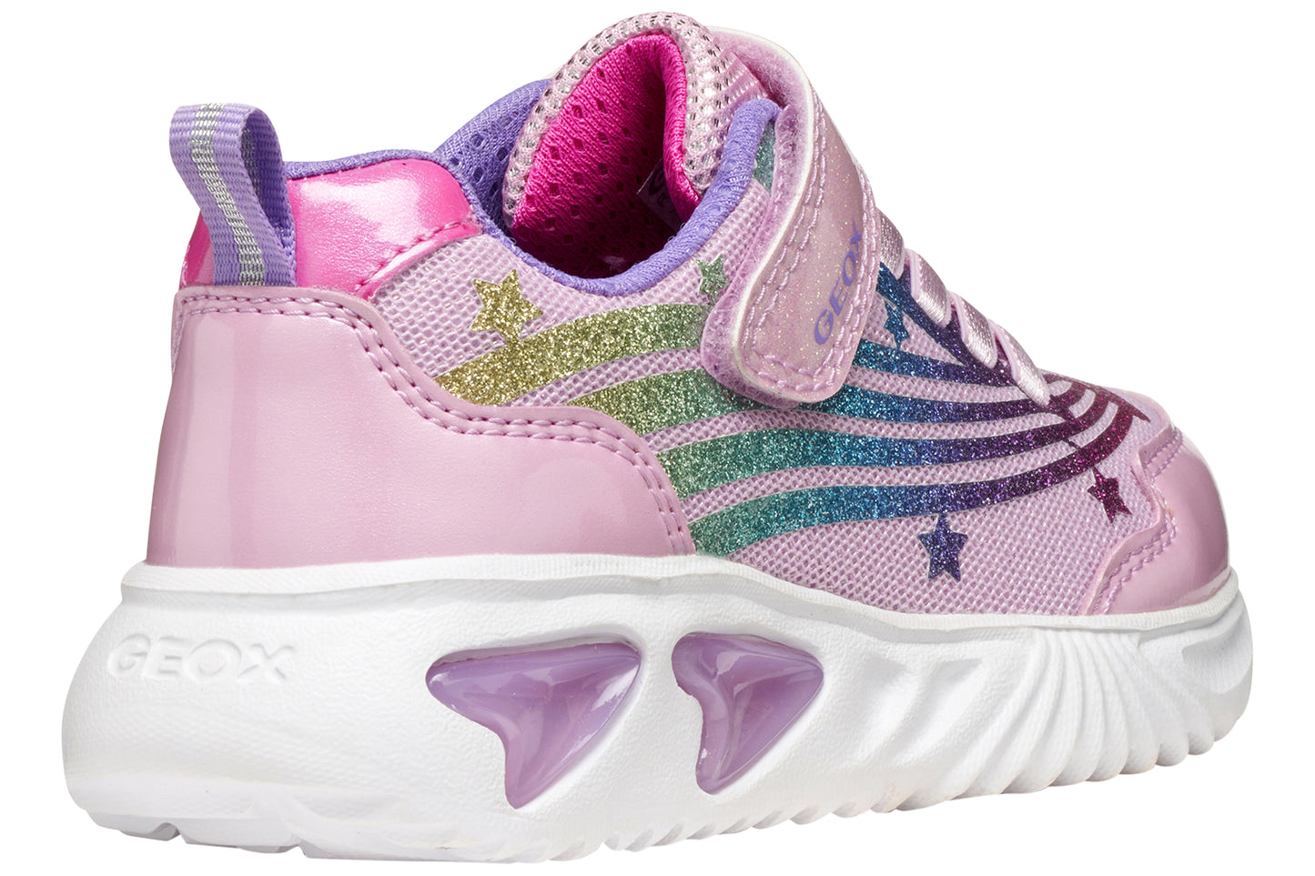 Geox J Assister Girl J56E9B Pink Multi Girls Sports