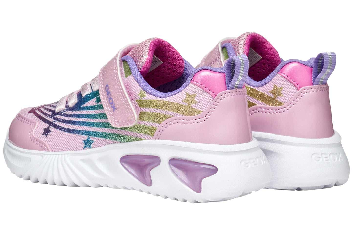 Geox J Assister Girl J56E9B Pink Multi Girls Sports