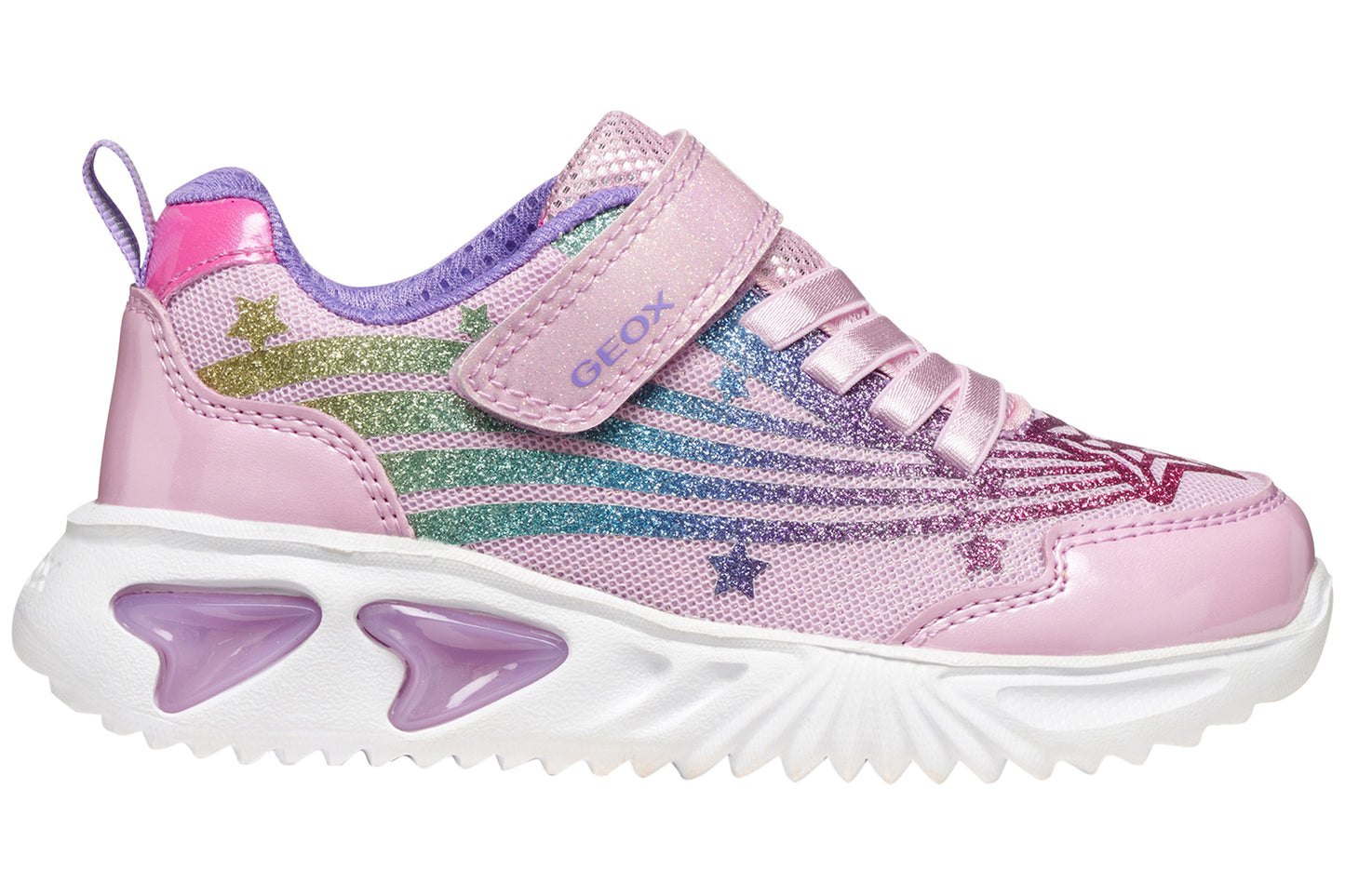 Geox J Assister Girl J56E9B Pink Multi Girls Sports