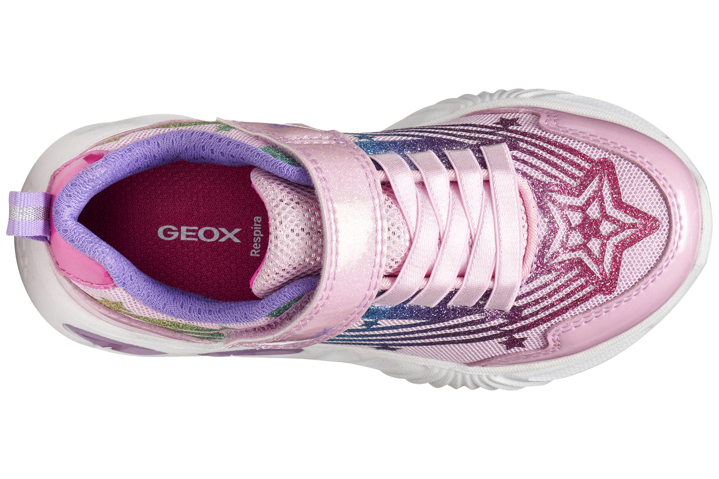 Geox J Assister Girl J56E9B Pink Multi Girls Sports