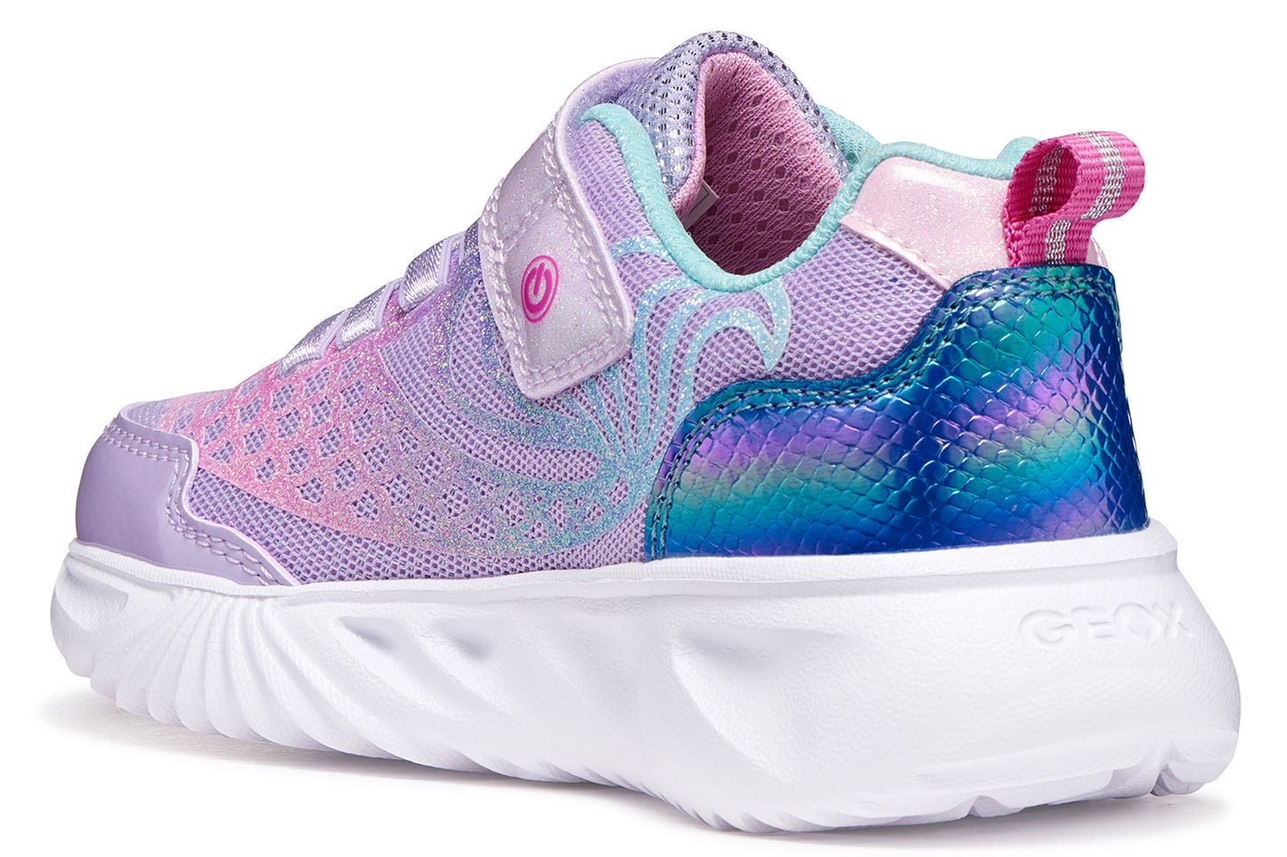 Geox J Assister Girl J65E9A Lilac/Multi Girls Sports