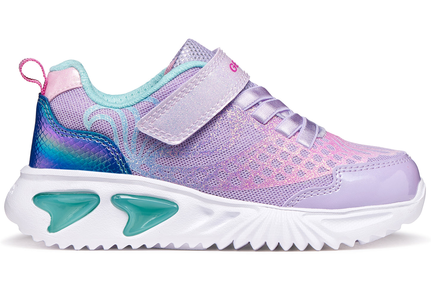 Geox J Assister Girl J65E9A Lilac/Multi Girls Sports