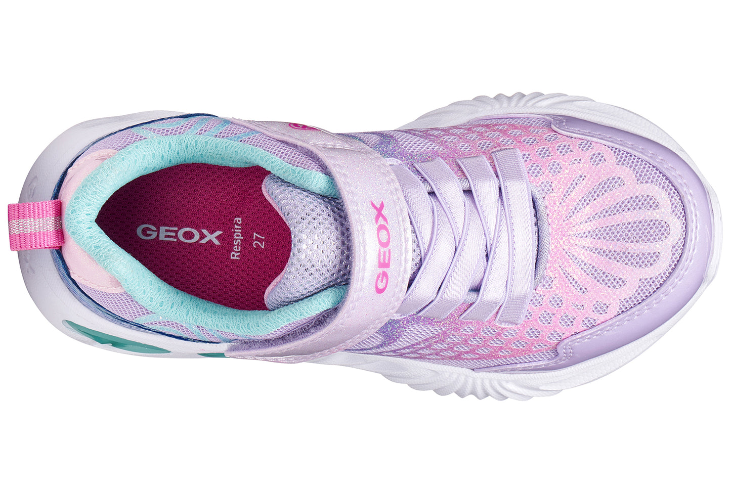 Geox J Assister Girl J65E9A Lilac/Multi Girls Sports