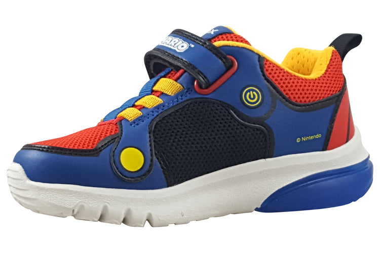 Geox J Ciberdron Mario J55LBF Royal/Red Boys Sports