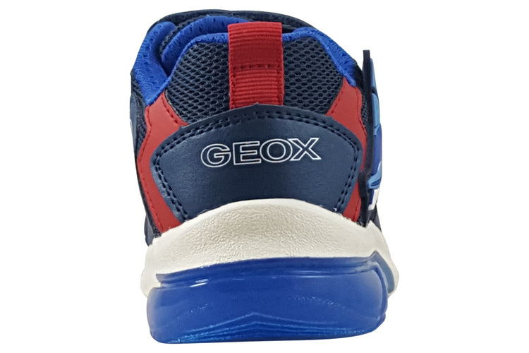 Geox J Ciberdron Shark J55LBB Navy/Red Boys Sports