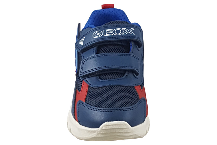 Geox J Ciberdron Shark J55LBB Navy/Red Boys Sports