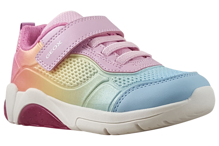 Geox J Fadinlight Girl J46M4C Pink Multi Girls Sports