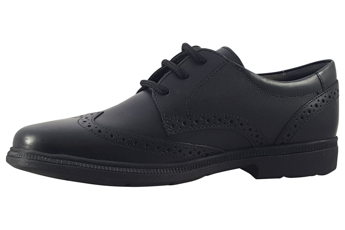 geox-j-federico-brogue-black-boys-left